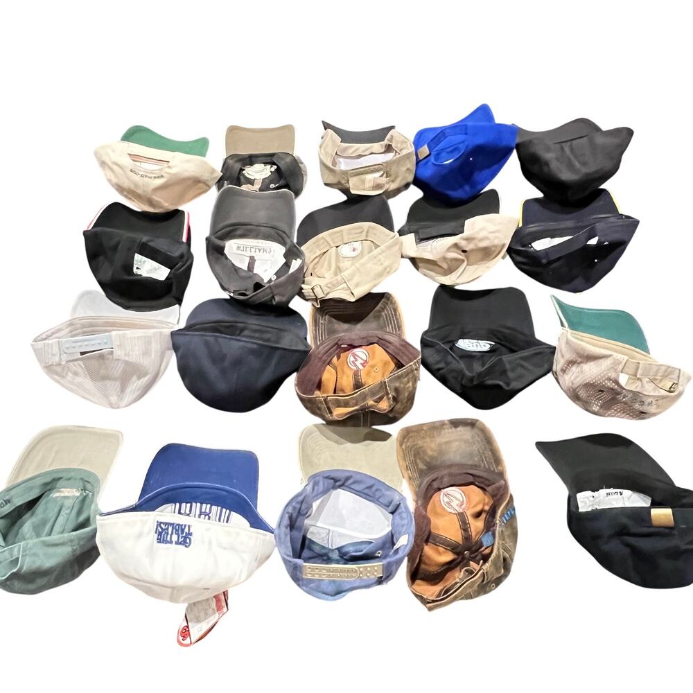 Lot of 20 Used Hats Caps Mixed Brands Promo Agriculture Regional Reseller Bundle - Picture 6 of 6